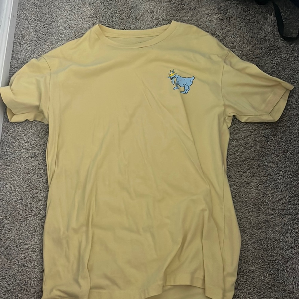 GOAT USA yellow tee